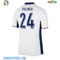 Camisa de time de futebol Inglaterra Cole Palmer #24 Replicas 1º Equipamento Europeu 2024 Manga Curta